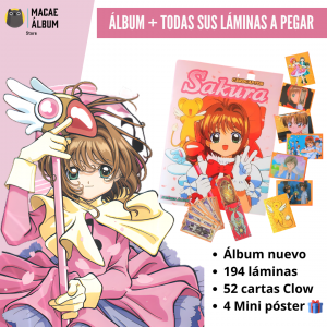 Álbum Sakura CardCaptor + Cartas Clow