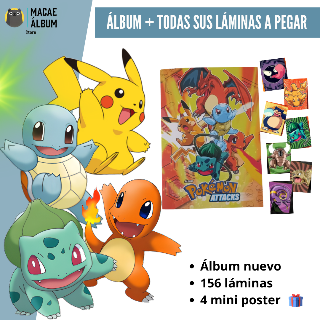 Álbum Pokemón Attacks
