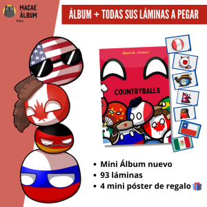 Mini Álbum Countryballs