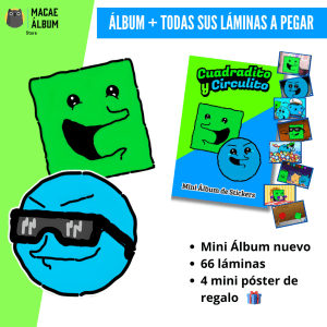 Mini álbum Cuadradito y Circulito