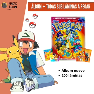 Álbum Pokémon 1ra Generación y Últimas Evoluciones