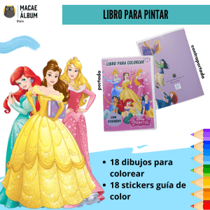 Libro para pintar Princesas