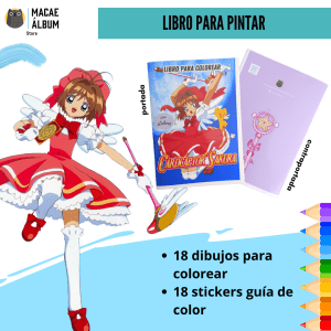 Libro para pintar Sakura