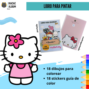Libro para pintar Hello Kitty Vol. 2