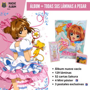 Álbum Sakura 2 + Cartas Sakura
