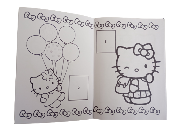 Libro para pintar Hello Kitty - Imagen 4