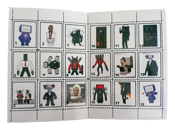 Libro para pintar Skibidi Toilet - Imagen 5