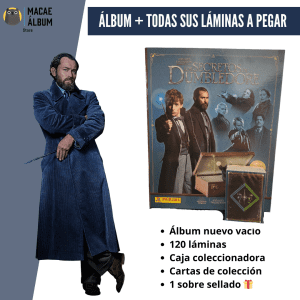 Álbum Animales Fantásticos: Los Secretos de Dumbledore - Harry Potter