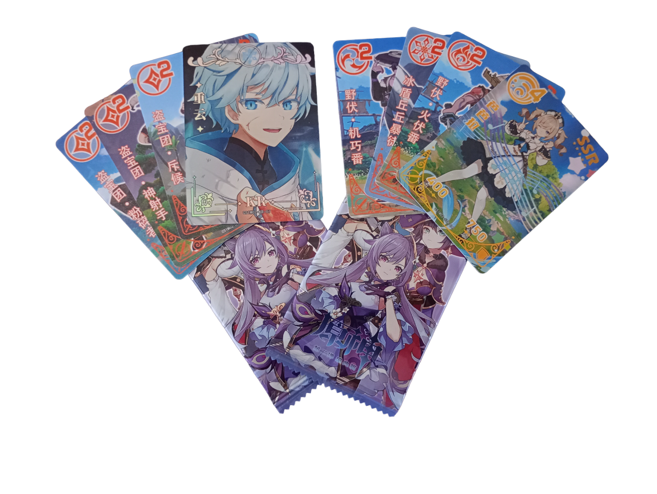 Sobre de cartas coleccionables de Genshin Impact - Imagen 2