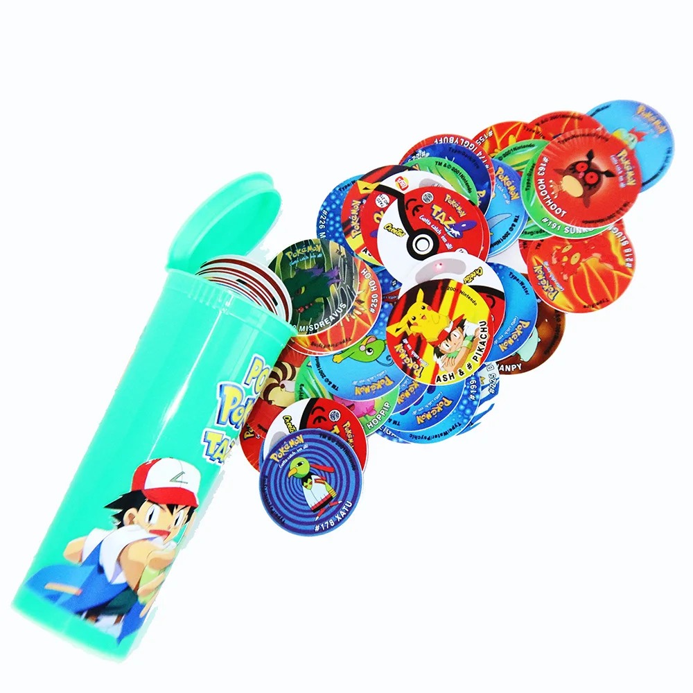 Tazos Pokemón Colección 1° Generación + Botella Portatazo - Imagen 2