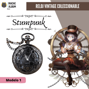 Reloj de bolsillo Vintage Stumpunk (Modelo 1)