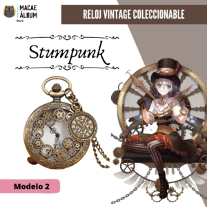Reloj de bolsillo Vintage Stumpunk (Modelo 2)