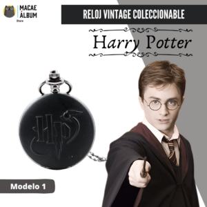 Reloj de bolsillo Vintage Harry Potter (Modelo 1)