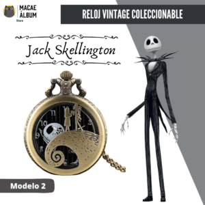 Reloj de bolsillo Jack Skellington (Modelo 2)