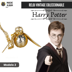 Reloj de bolsillo Vintage Harry Potter (Modelo 2)