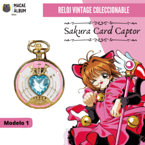 Reloj de bolsillo Vintage Sakura Card Captor (Modelo 1)