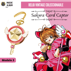 Reloj de bolsillo Vintage Sakura Card Captor (Modelo 3)