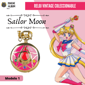 Reloj de bolsillo Vintage Sailor Moon (Modelo 1)