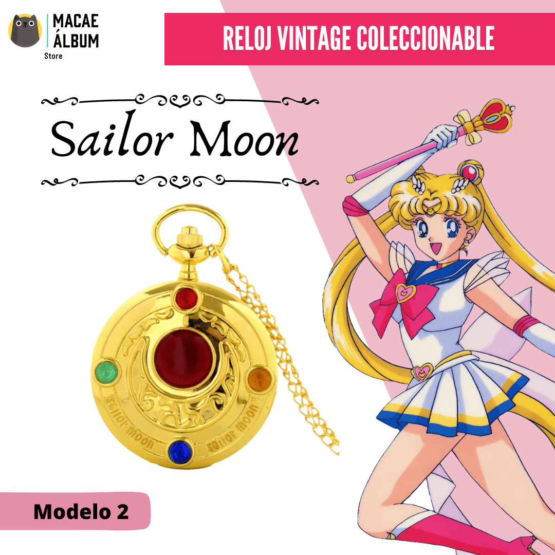 Reloj de bolsillo Vintage Sailor Moon (Modelo 2)