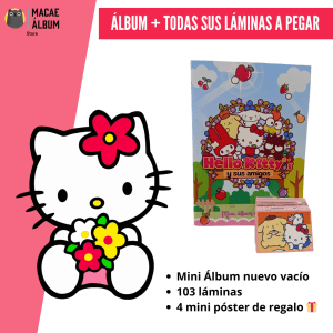 Mini álbum Hello Kitty y sus amigos