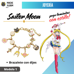 Brazalete Sailor Moon con Charms