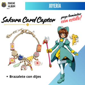 Brazalete Sakura Card Captor con Charms