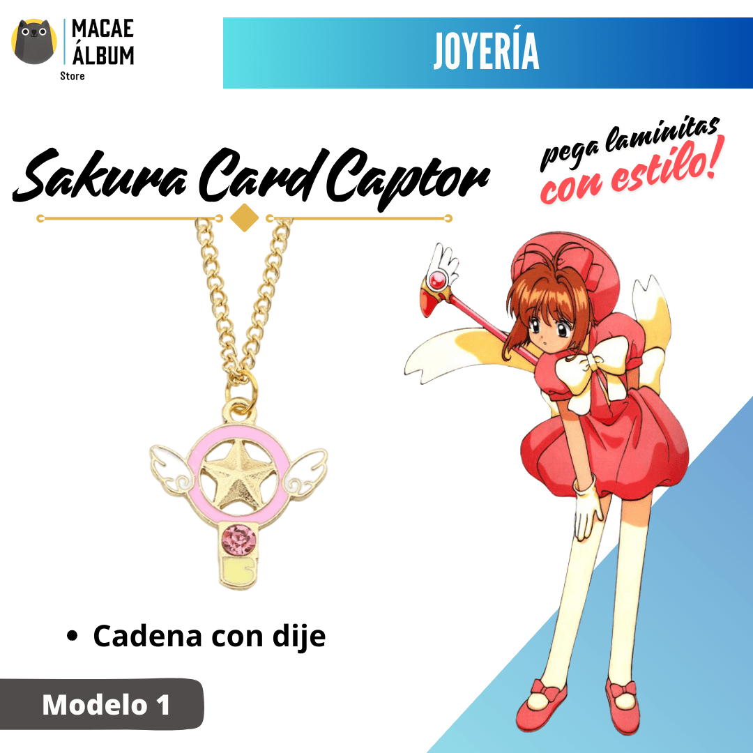 Cadena Sakura Card Captor (Modelo estrella alas)