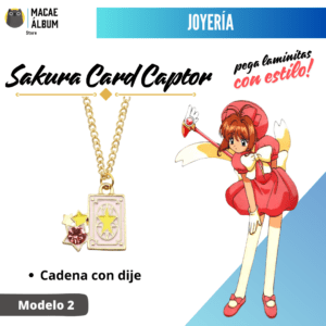 Cadena Sakura Card Captor (Modelo carta)
