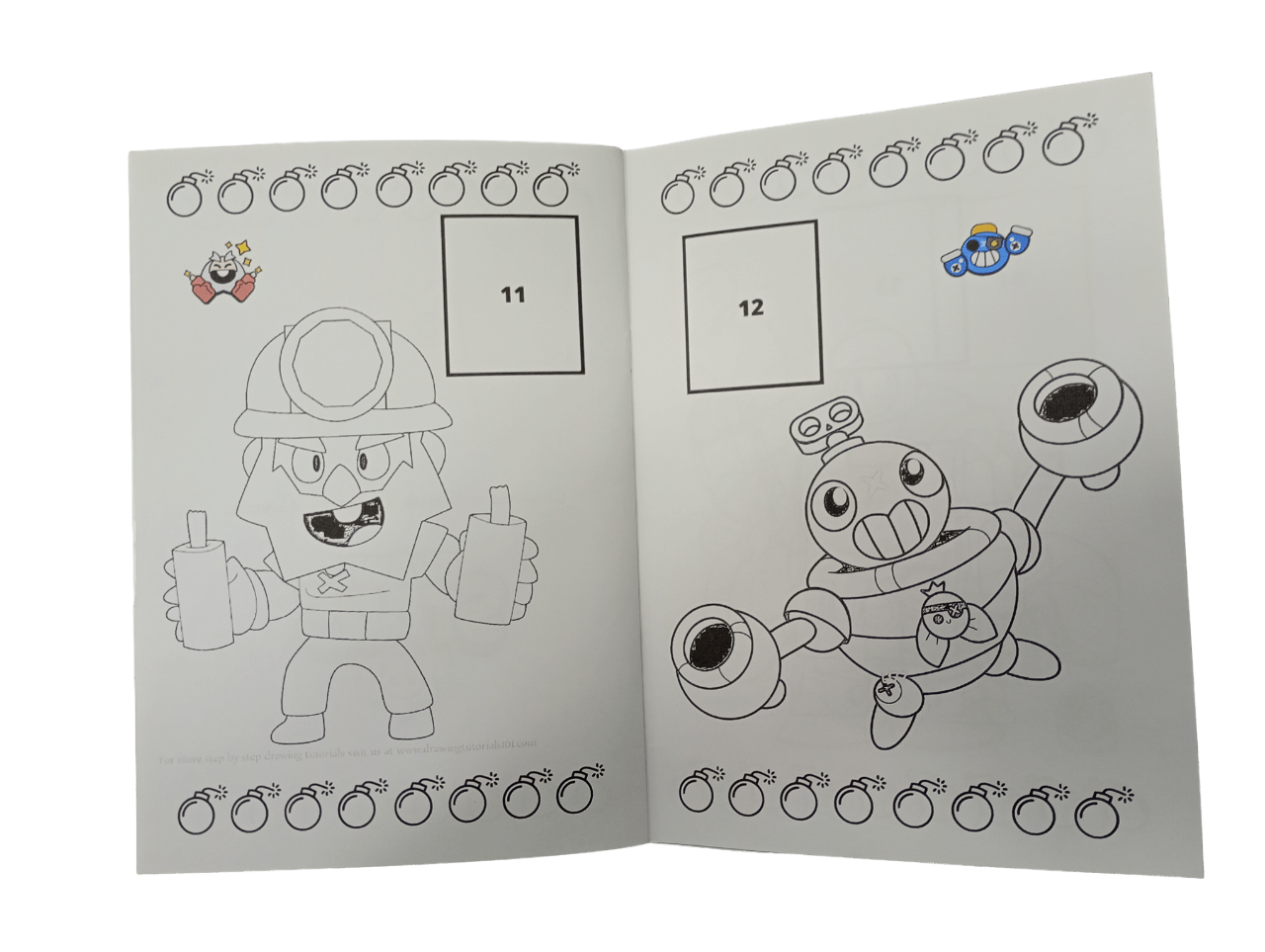 Libro para pintar Brawl Stars - Imagen 2