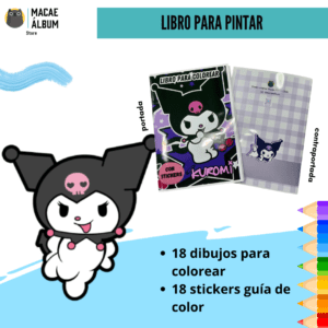 Libro para pintar Kuromi