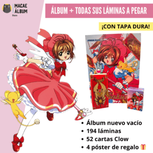 Álbum Sakura CardCaptor + Cartas Clow (TAPA DURA)