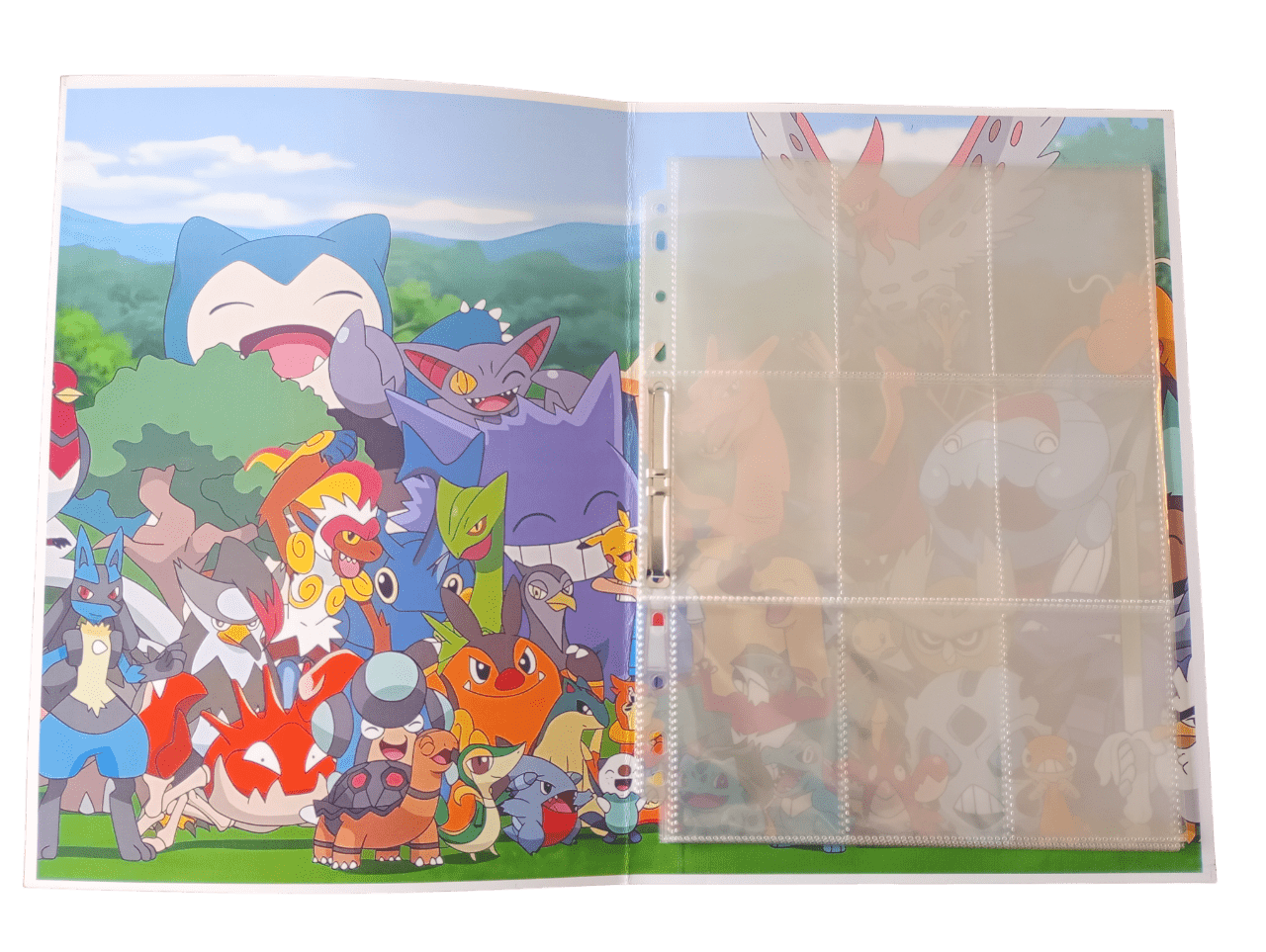 Carpeta Para Cartas Pokemón + Fundas + 10 Cartas De Regalo - Imagen 2