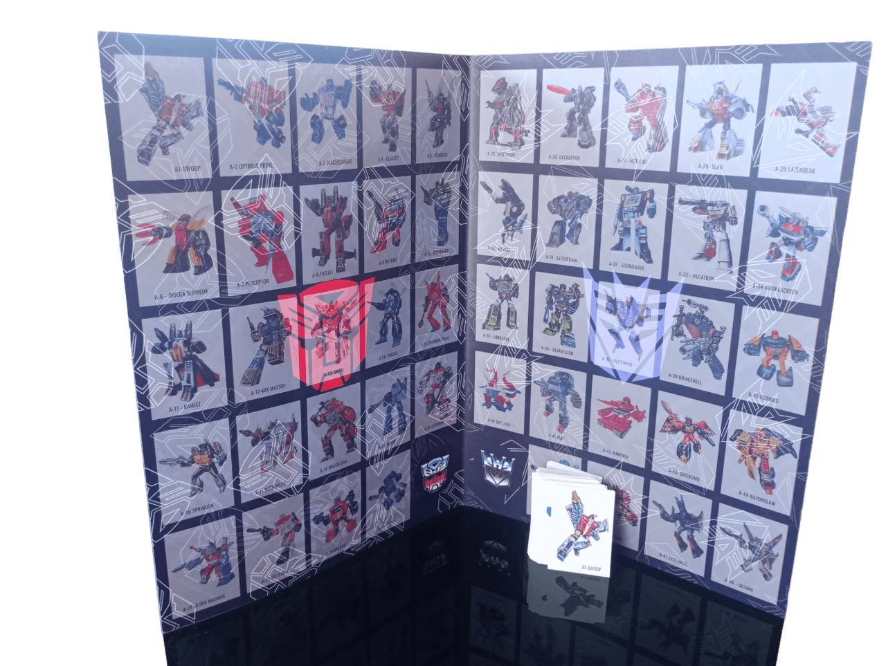 Transformer Carpeta Coleccionador de stickers + todas sus láminas - Imagen 3