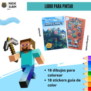 Libro para pintar Minecraft