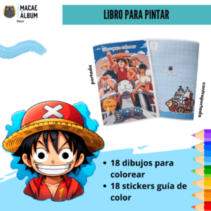 Libro para pintar One Piece
