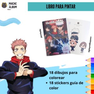 Libro para pintar Jujutsu Kaisen