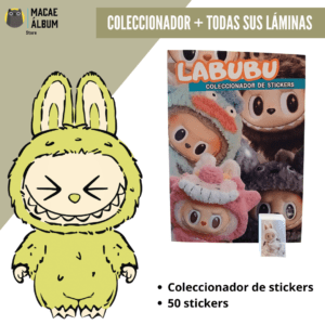 Labubu Carpeta Coleccionador de stickers + todas sus láminas