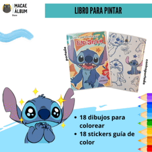 Libro para pintar Lilo y Stitch