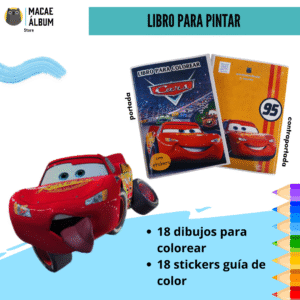 Libro para pintar Cars