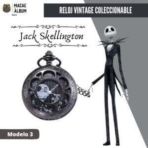 Reloj de bolsillo Jack Skellington 3